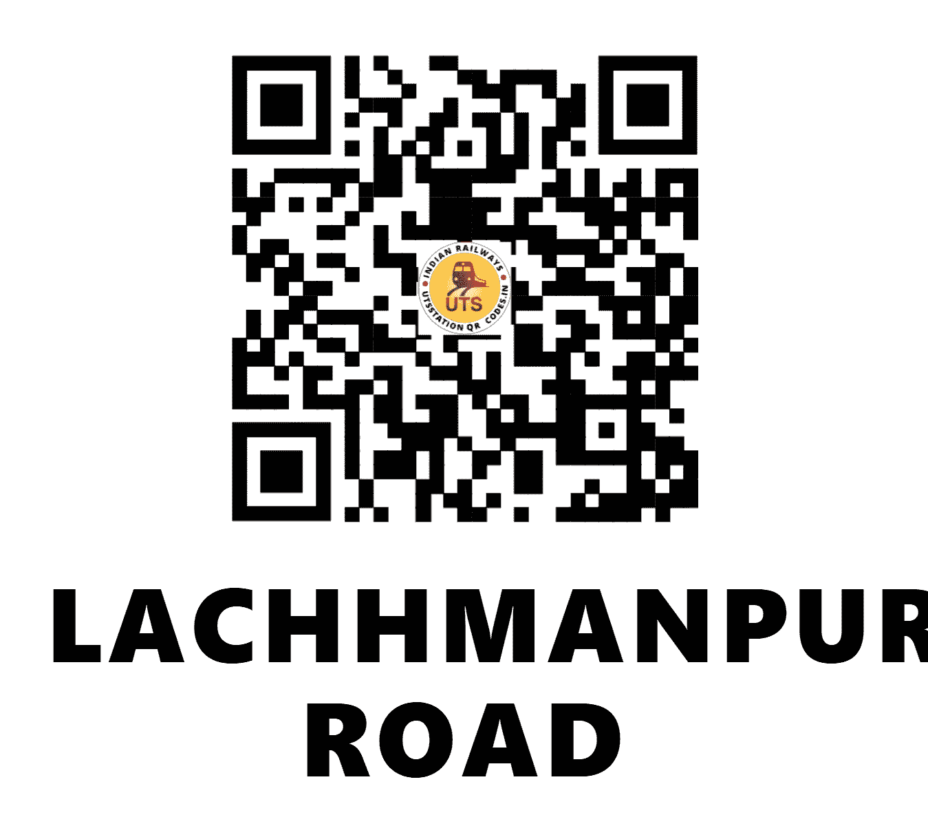 UTS QR Code for LACHHMANPUR ROAD - LCME - ER (WEST BENGAL)